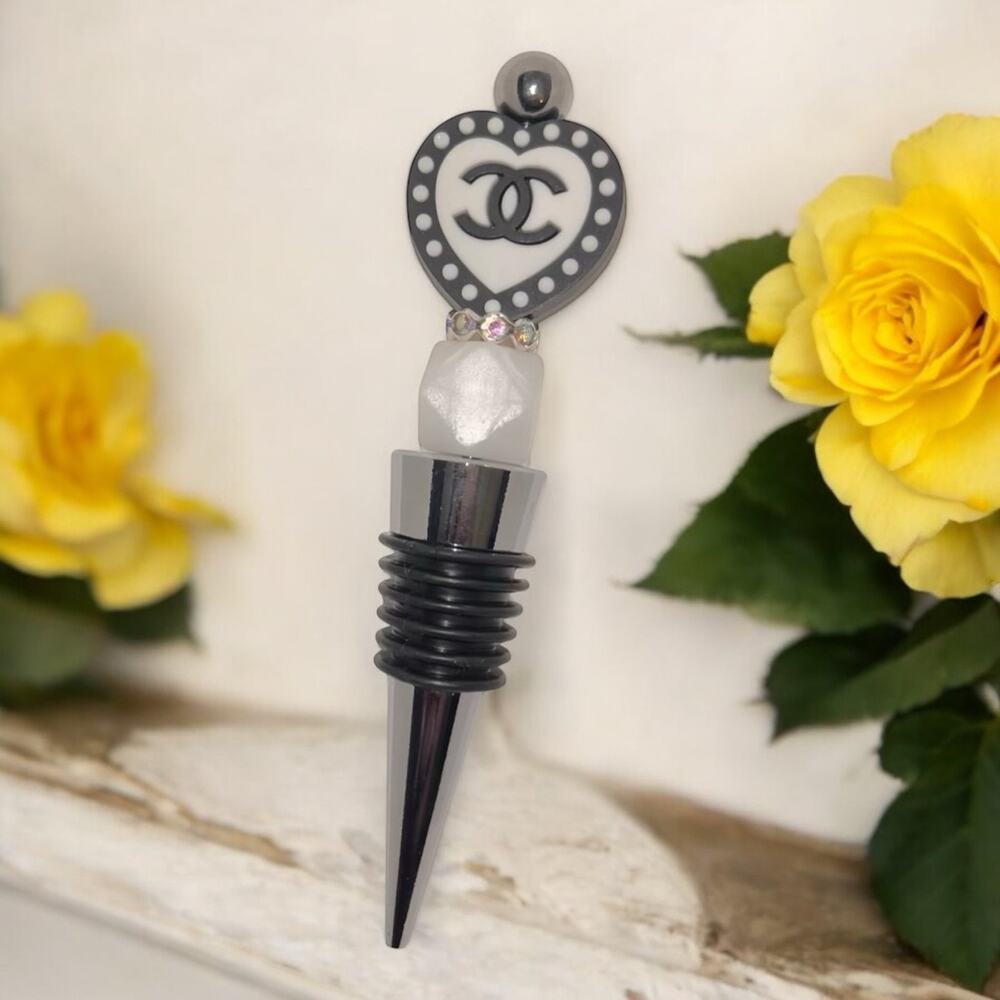 Designer Beaded Wine Bottle Stopper